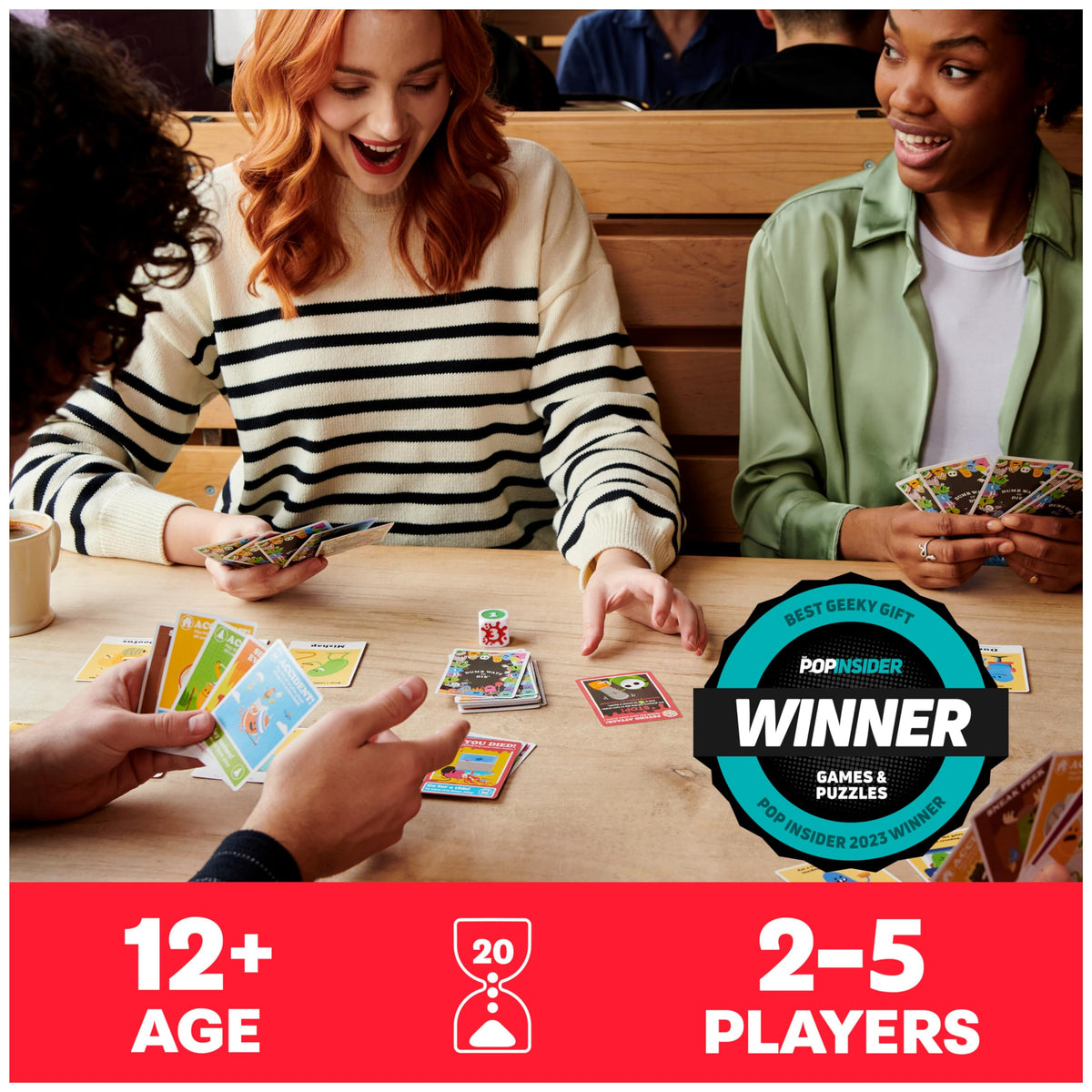 Spin Master Dumb Ways to Die Card Game – Viral Meme Party Game for 2-5 Players (Ages 12+)