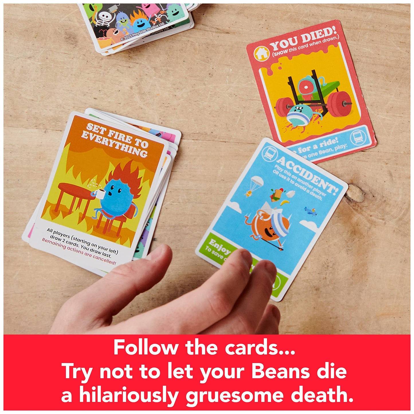 Spin Master Dumb Ways to Die Card Game – Viral Meme Party Game for 2-5 Players (Ages 12+)