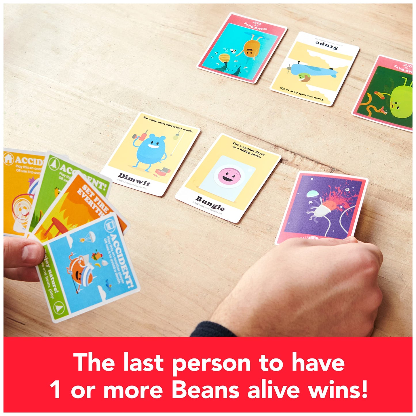 Spin Master Dumb Ways to Die Card Game – Viral Meme Party Game for 2-5 Players (Ages 12+)