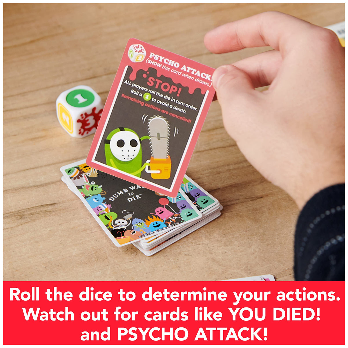 Spin Master Dumb Ways to Die Card Game – Viral Meme Party Game for 2-5 Players (Ages 12+)