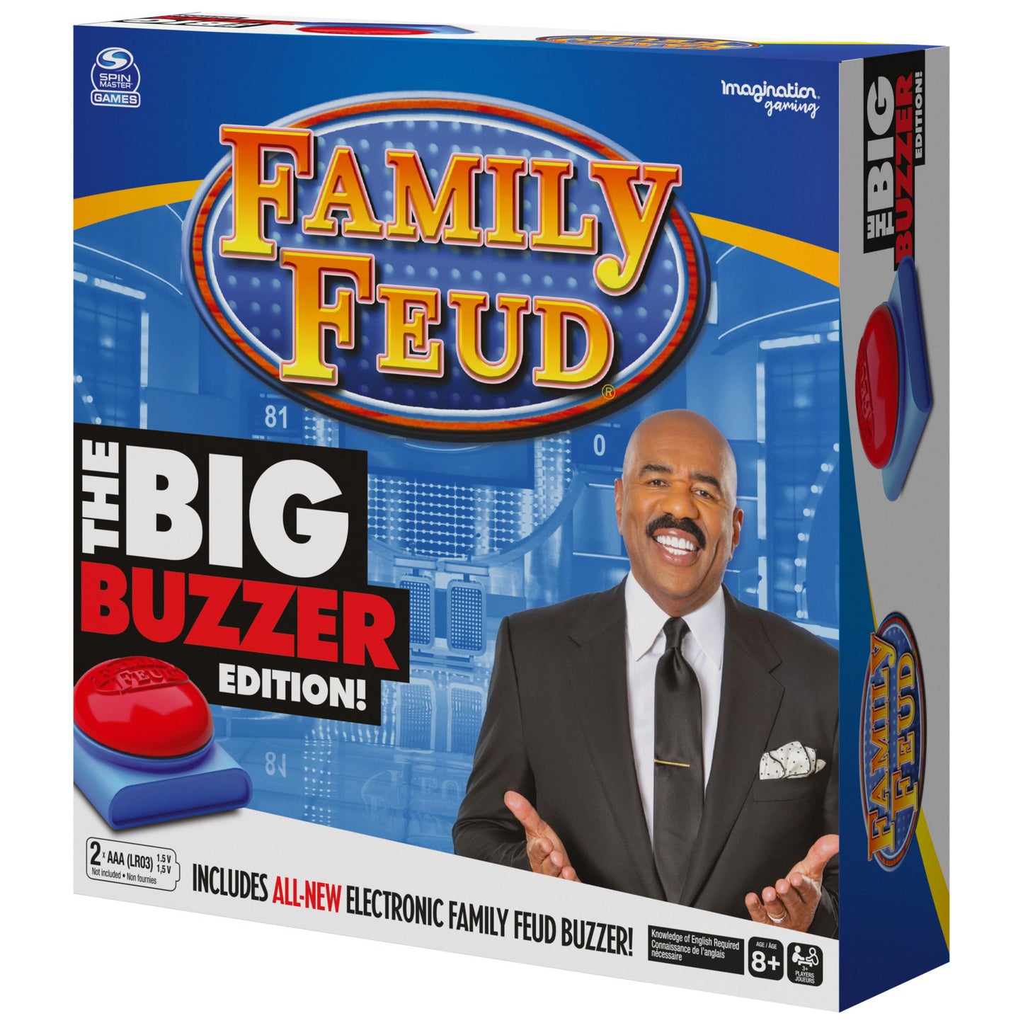 Spin Master Family Feud Big Buzzer Game – Amazon Exclusive Buzz In, 8+