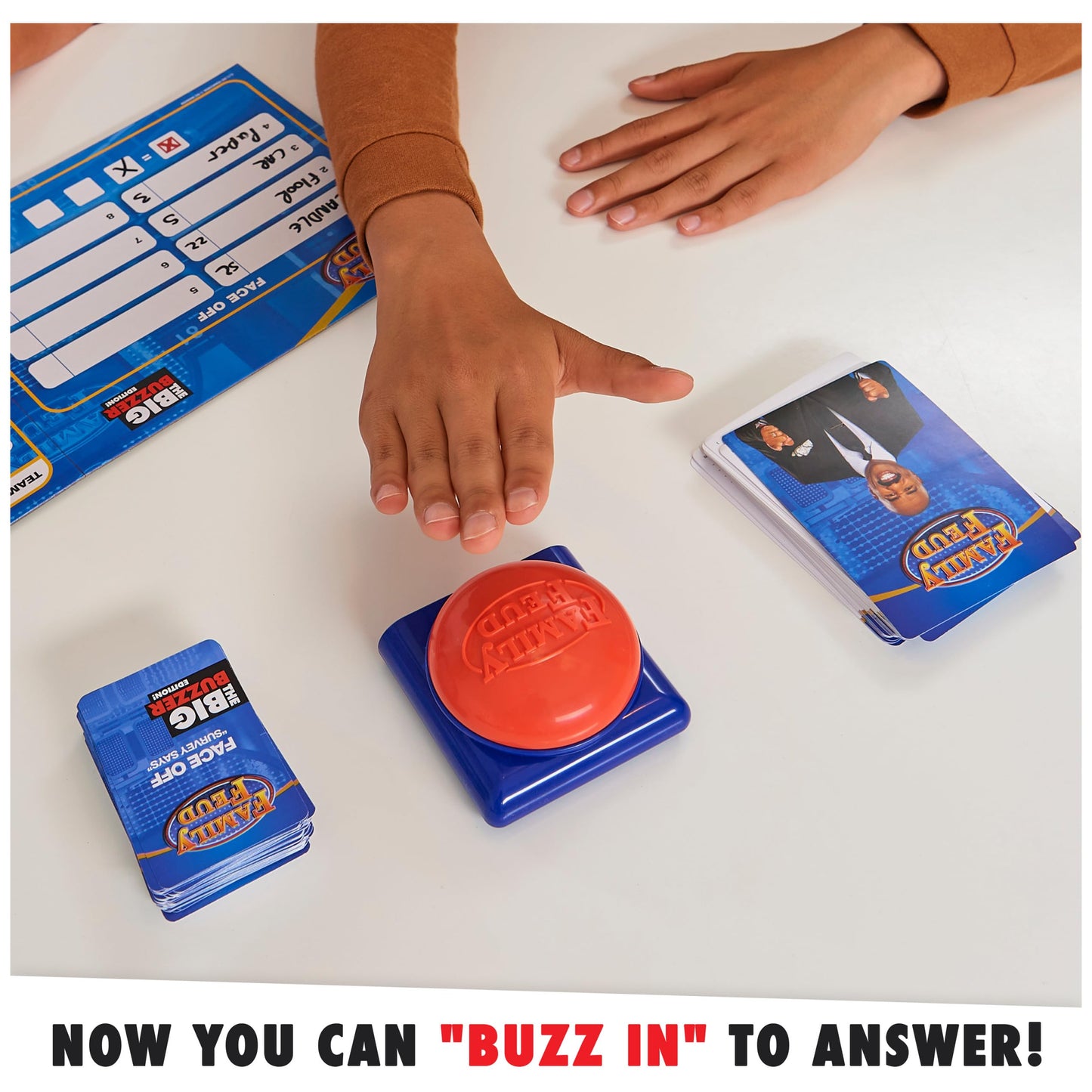Spin Master Family Feud Big Buzzer Game – Amazon Exclusive Buzz In, 8+