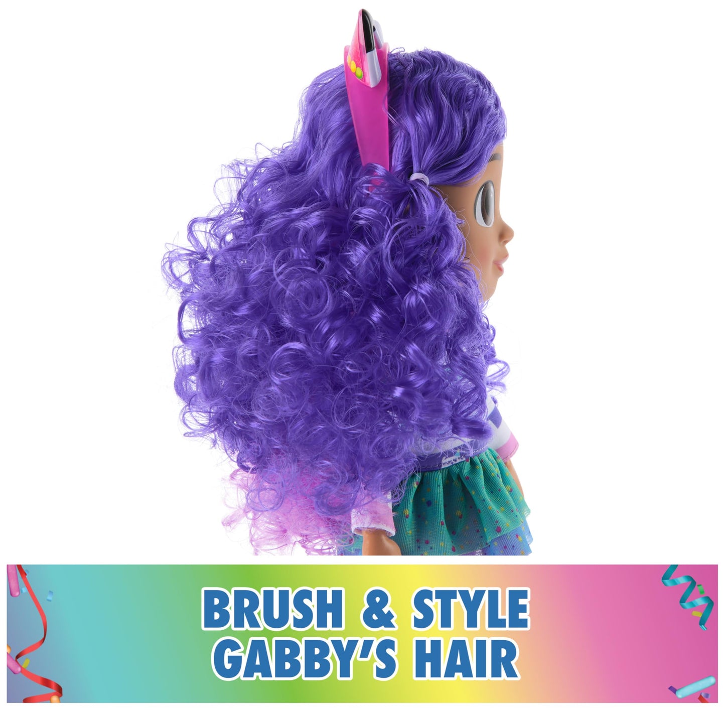 Gabby's Dollhouse DreamWorks Sing & Celebrate Gabby Girl Doll – 13-Inch with Sound Effects | Spin Master