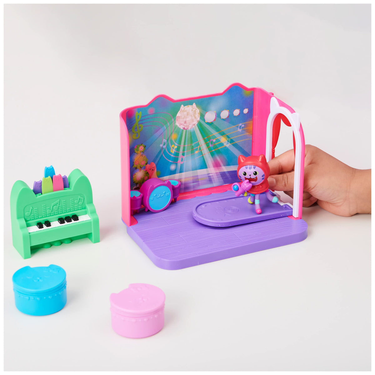 Gabby’s Dollhouse Groovy Music Room with DJ Catnip Figure | Spin Master