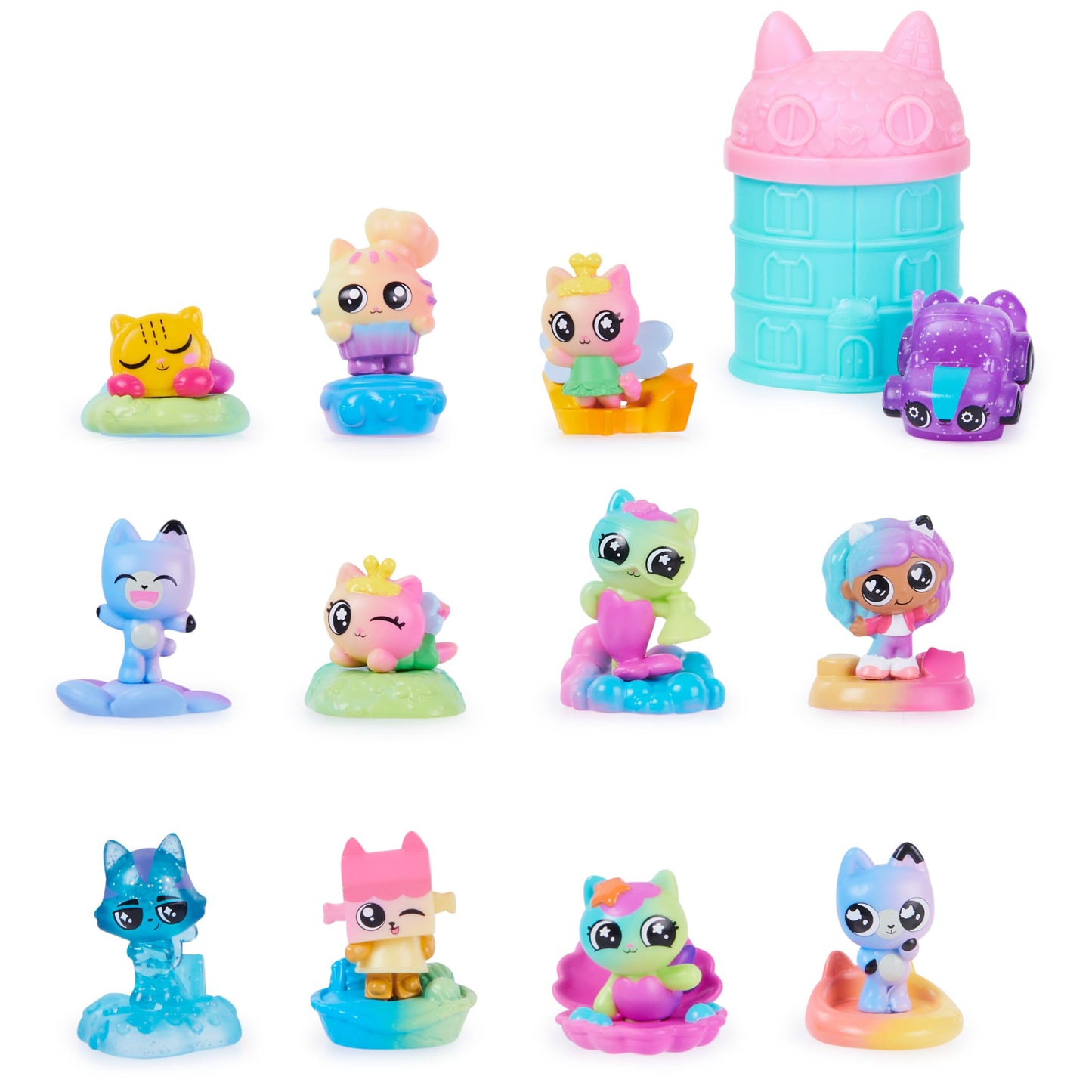 Gabby's Dollhouse Meow-Mazing Mini Figures 12-Pack Rainbow - Spin Master | Amazon Exclusive