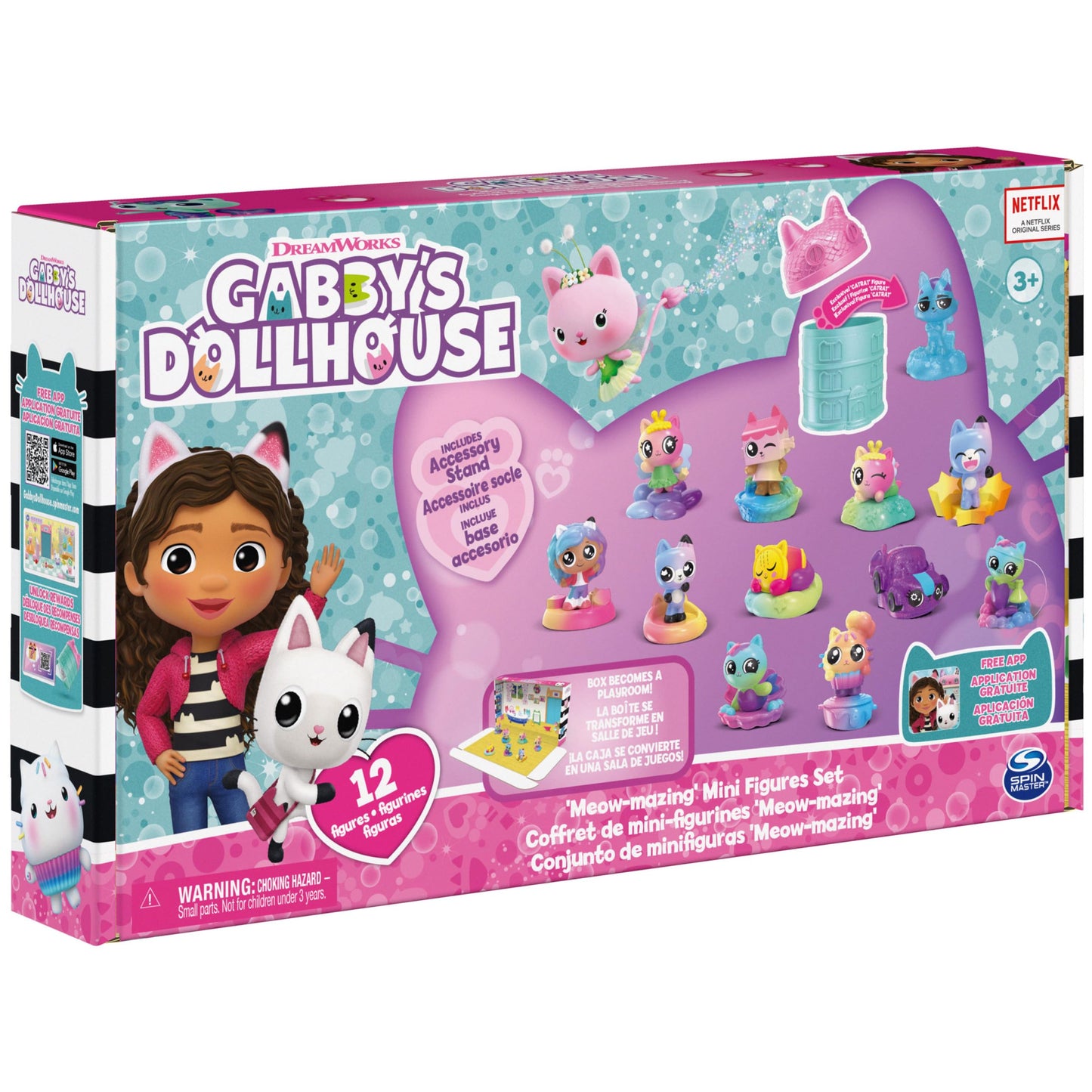 Gabby's Dollhouse Meow-Mazing Mini Figures 12-Pack Rainbow - Spin Master | Amazon Exclusive