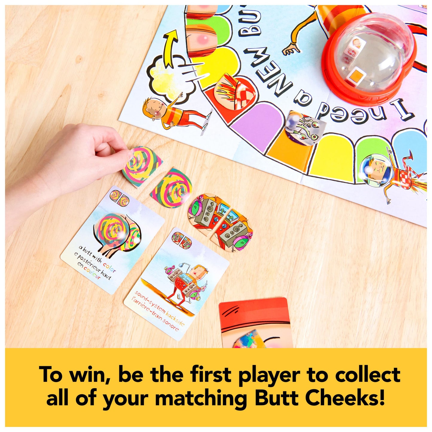 Spin Master Games - I Need a New Butt: Family Card Game for Ages 5+