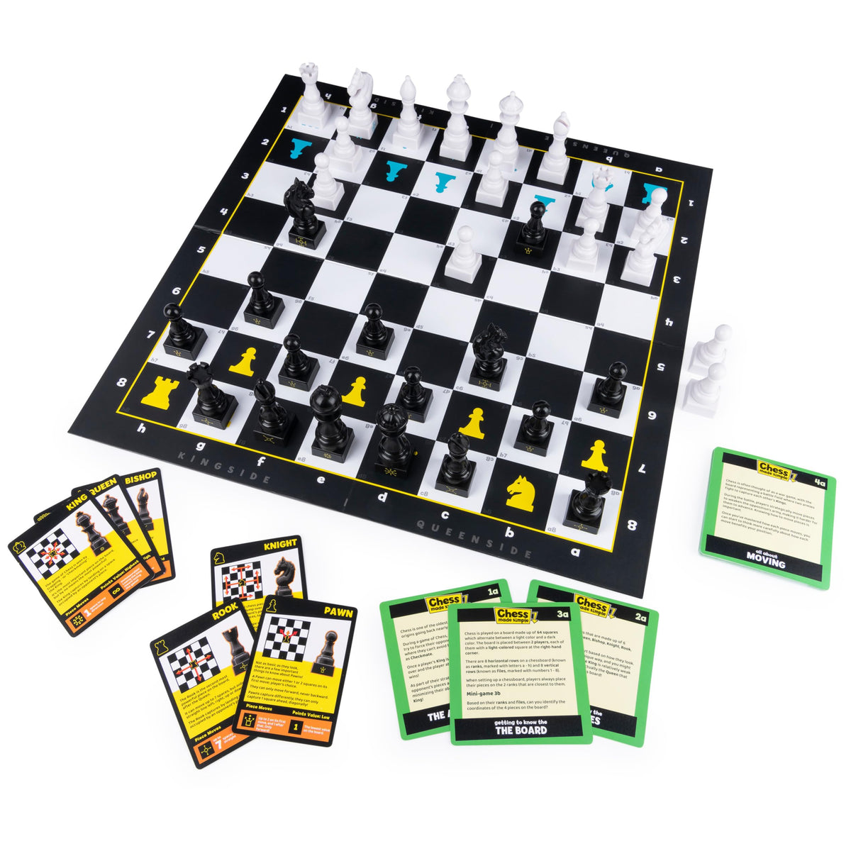 Spin Master Games Chess Made Simple – Learn to Play Strategy Board Game for Beginners (2 Players, Ages 8+)