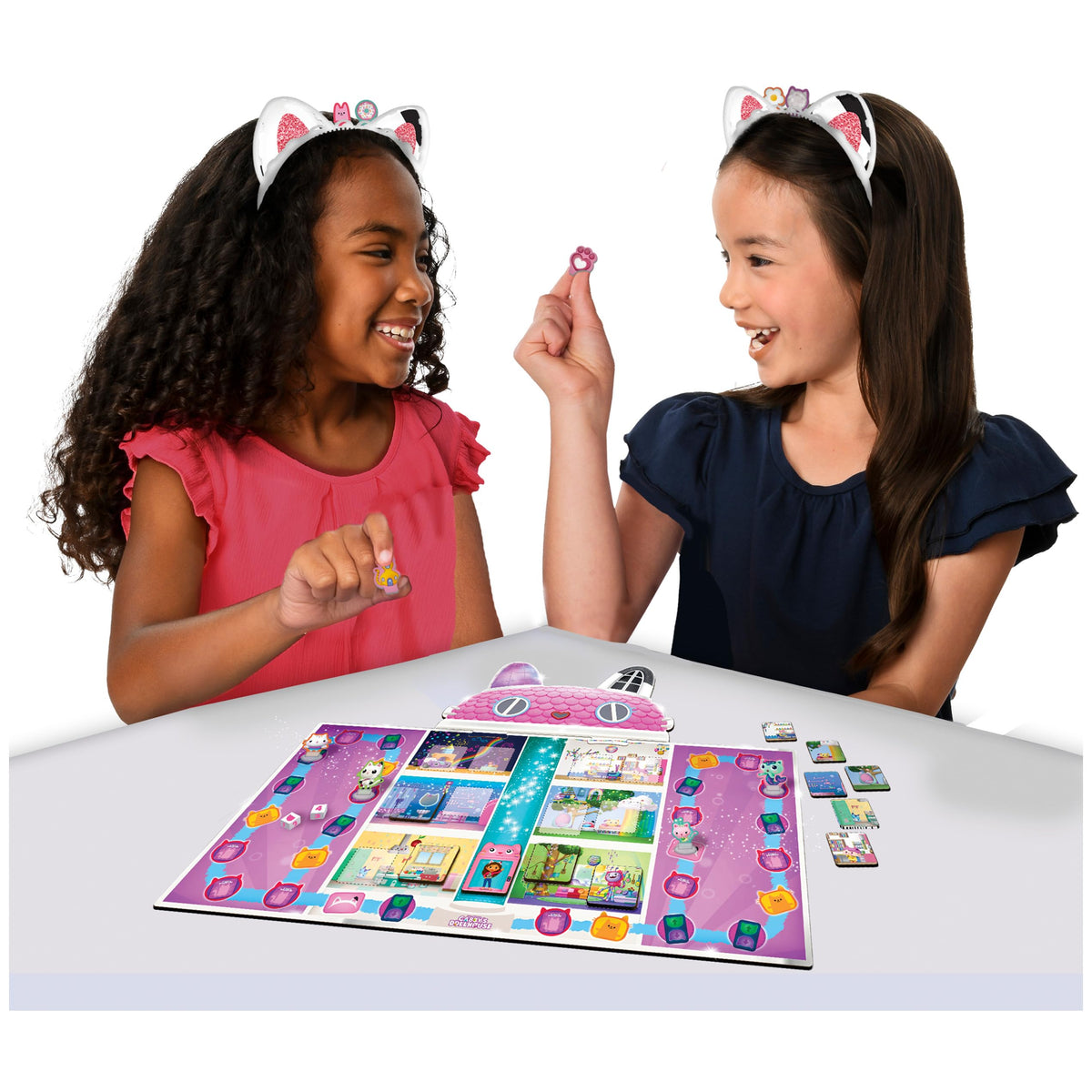 Spin Master Gabby’s Dollhouse Meow-Mazing Board Game – Family & Preschool Fun