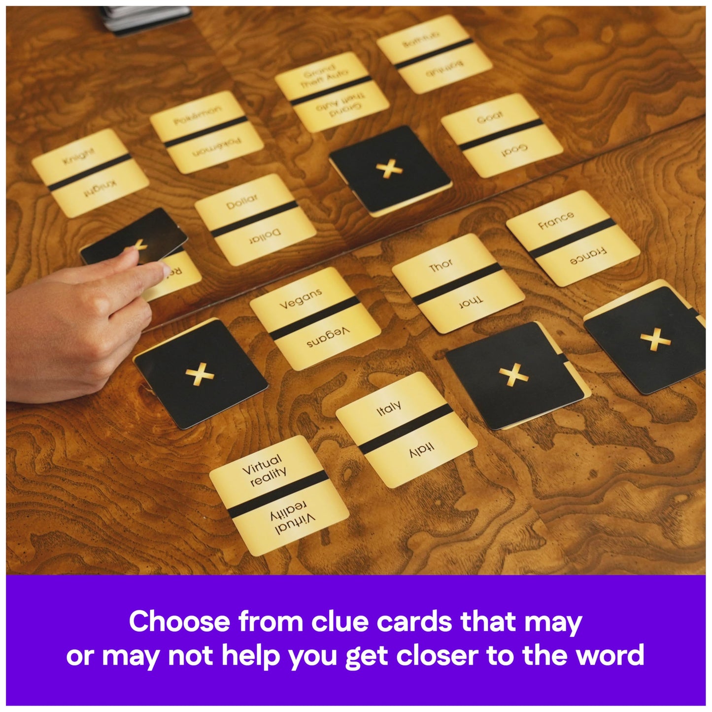 Spin Master Games Hard to Get: Secret Word Card Game for 2-10 Players | Hilarious Clues, Indoor Fun, Ages 14+
