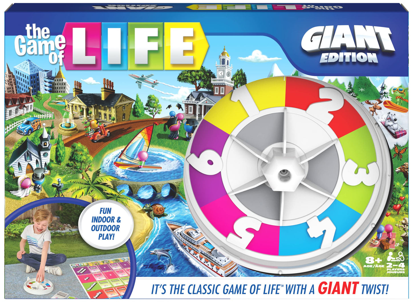 The Game of Life Giant Edition by Spin Master Games | Giant Family Board Game