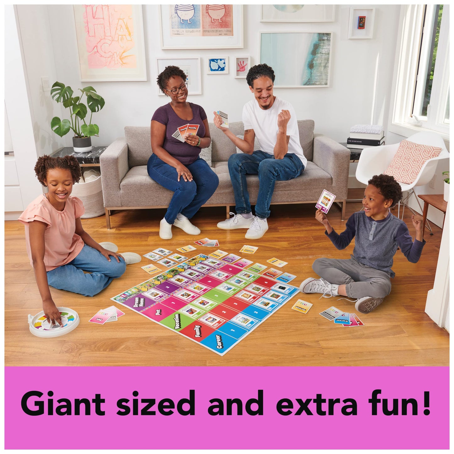 The Game of Life Giant Edition by Spin Master Games | Giant Family Board Game