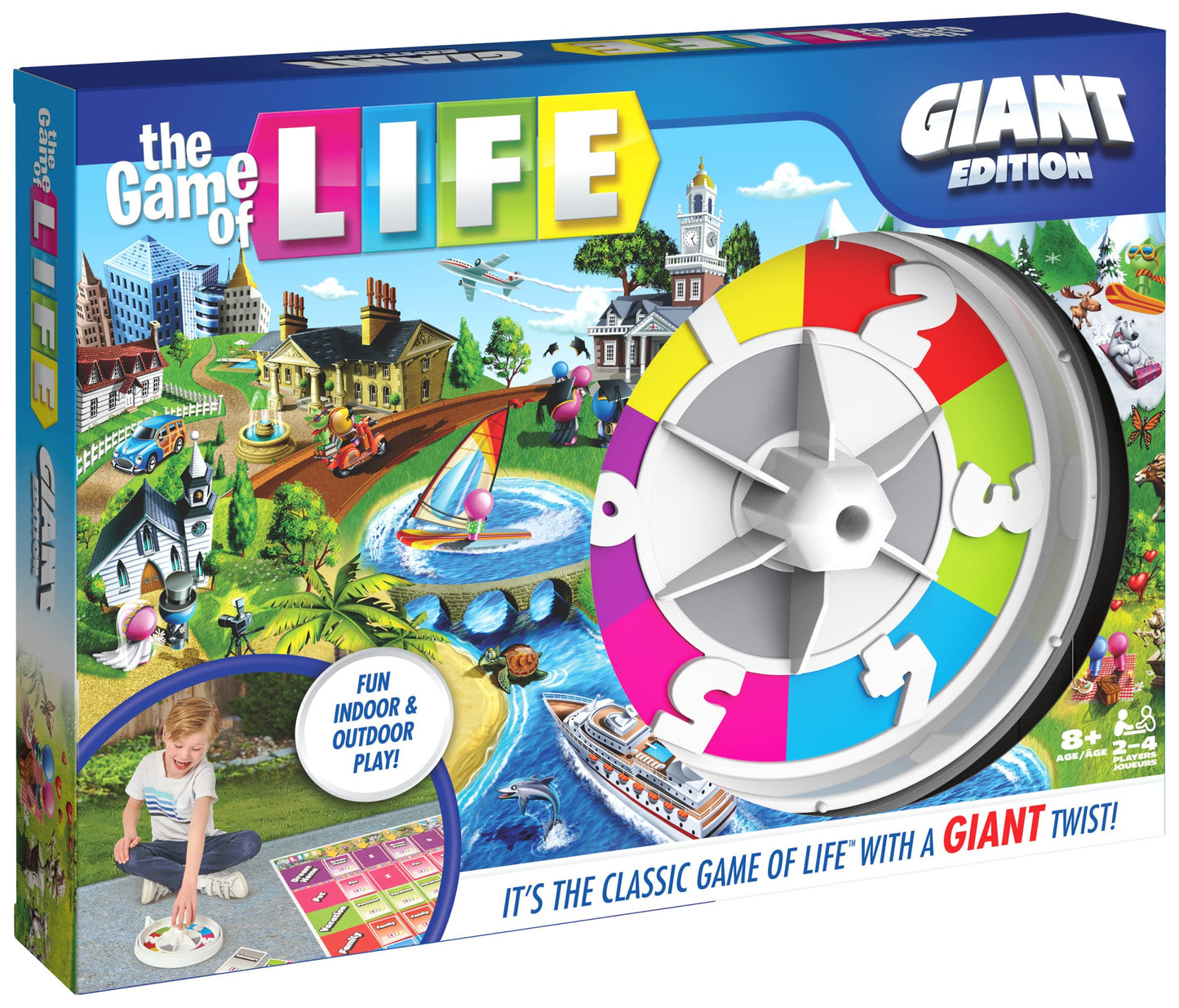 The Game of Life Giant Edition by Spin Master Games | Giant Family Board Game