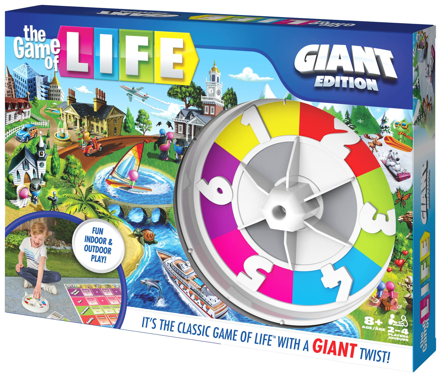 The Game of Life Giant Edition by Spin Master Games | Giant Family Board Game