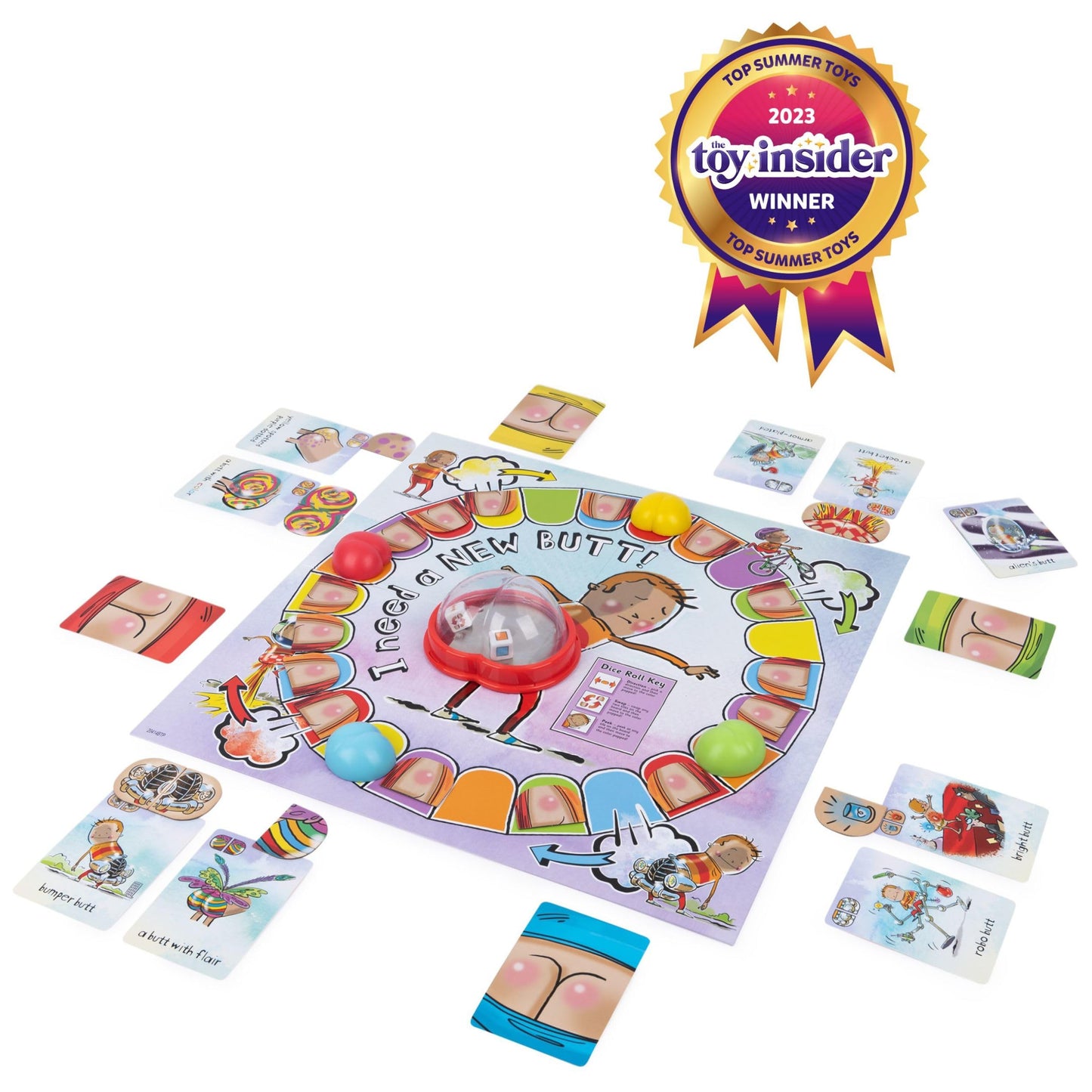 Spin Master Games - I Need a New Butt: Family Card Game for Ages 5+