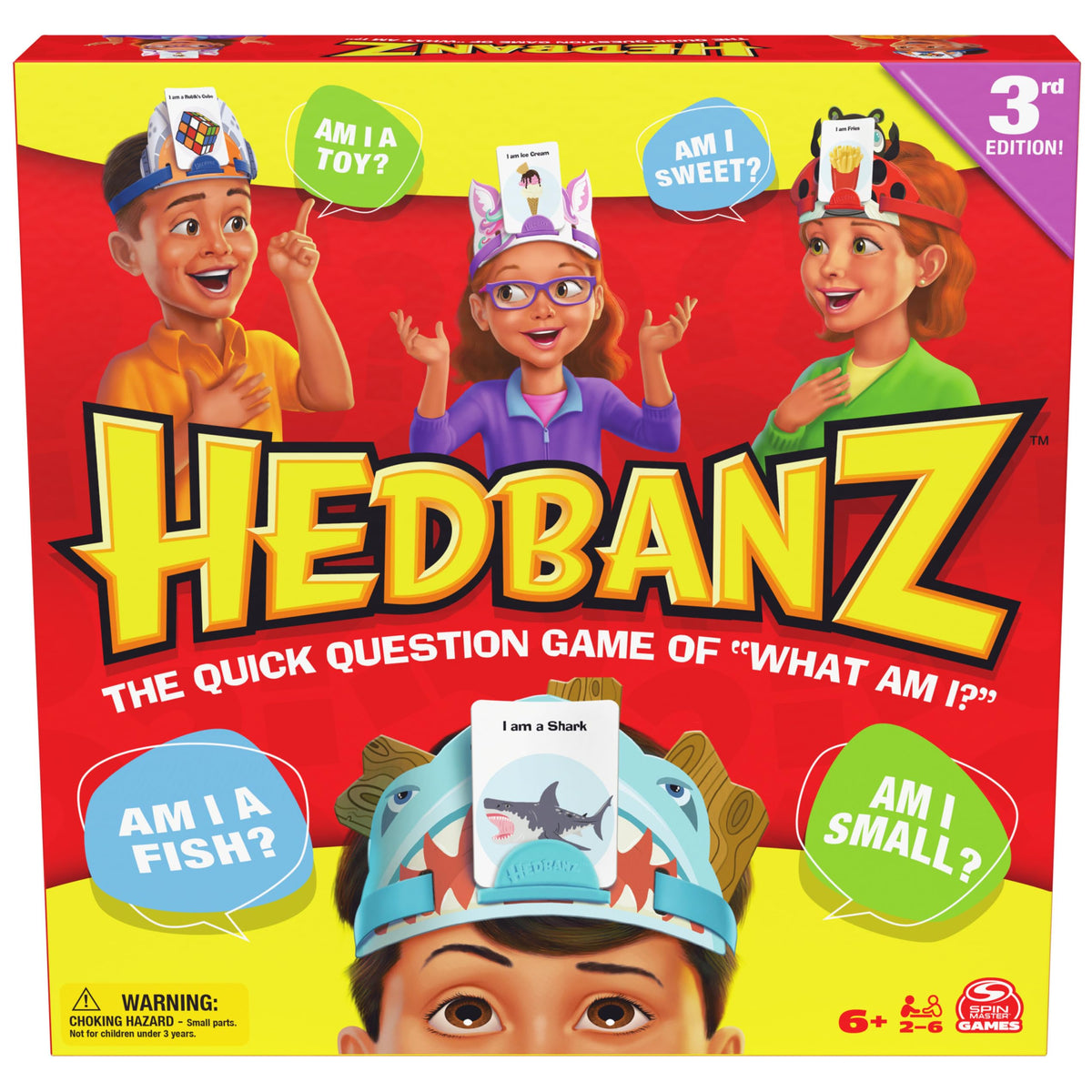 Hedbanz 3rd Edition by Spin Master — New Headbands & Cards for Quick Guessing