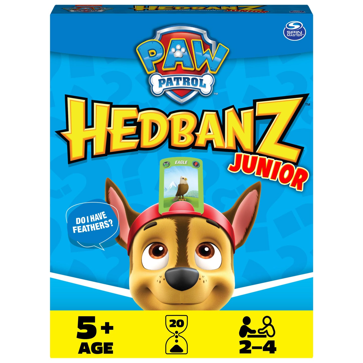 Spin Master Hedbanz Jr. PAW Patrol – Picture Guessing Game for 2-4 Players (Ages 5+)