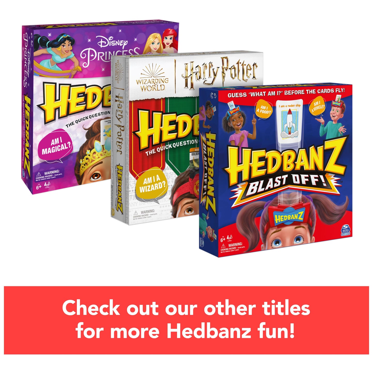 Spin Master Hedbanz Jr. PAW Patrol – Picture Guessing Game for 2-4 Players (Ages 5+)