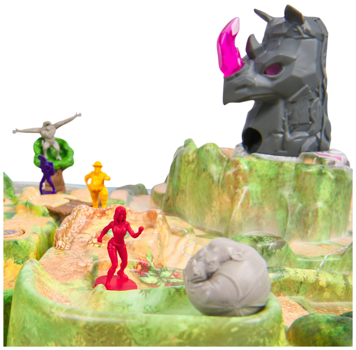 Spin Master Games Jumanji Stampede — 3D Cooperative Board Game for 2–4 Players (Ages 8+)