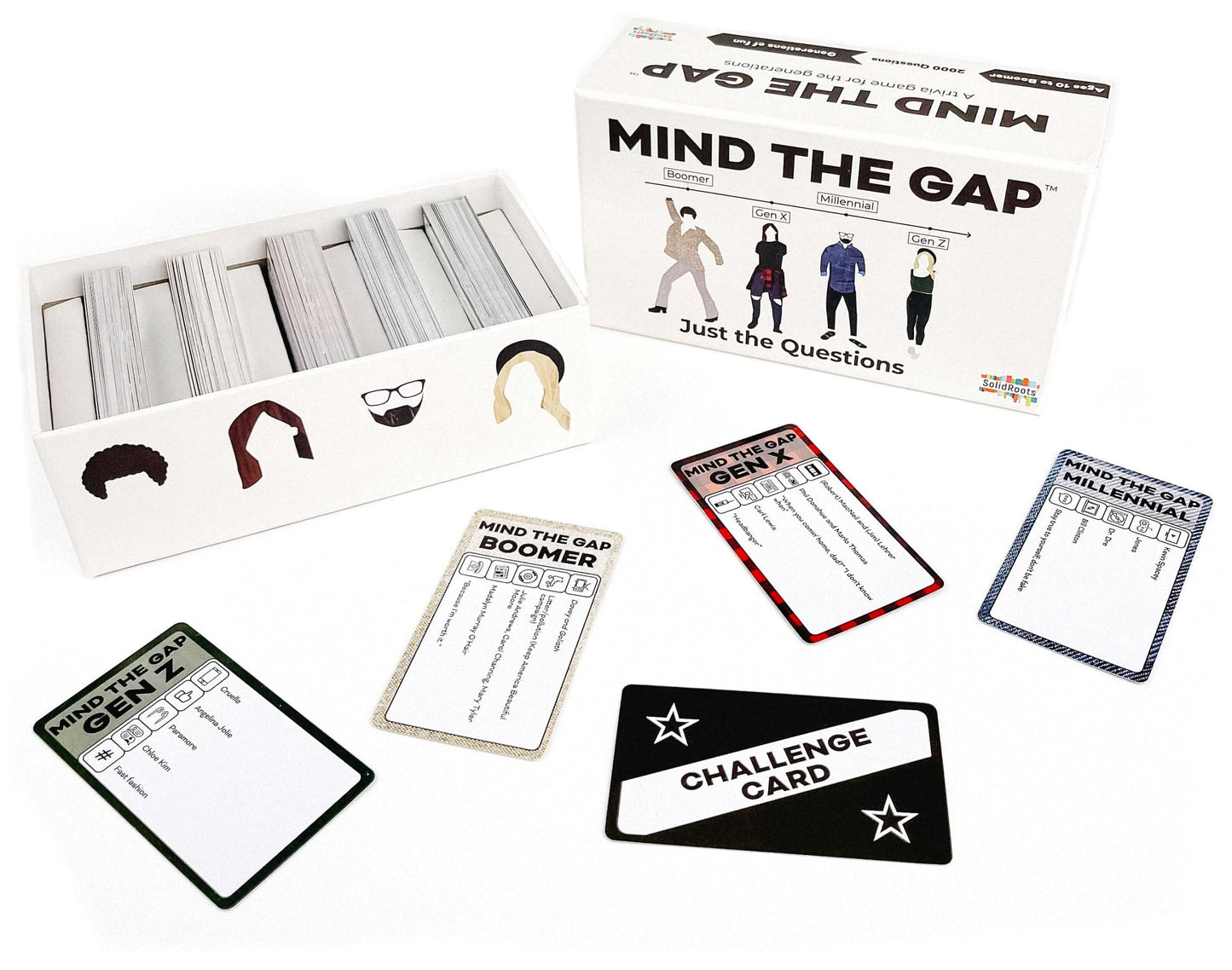 Mind The Gap: Just The Questions Expansion Pack — 1,000 New Questions + 50 Challenges | Spin Master Games