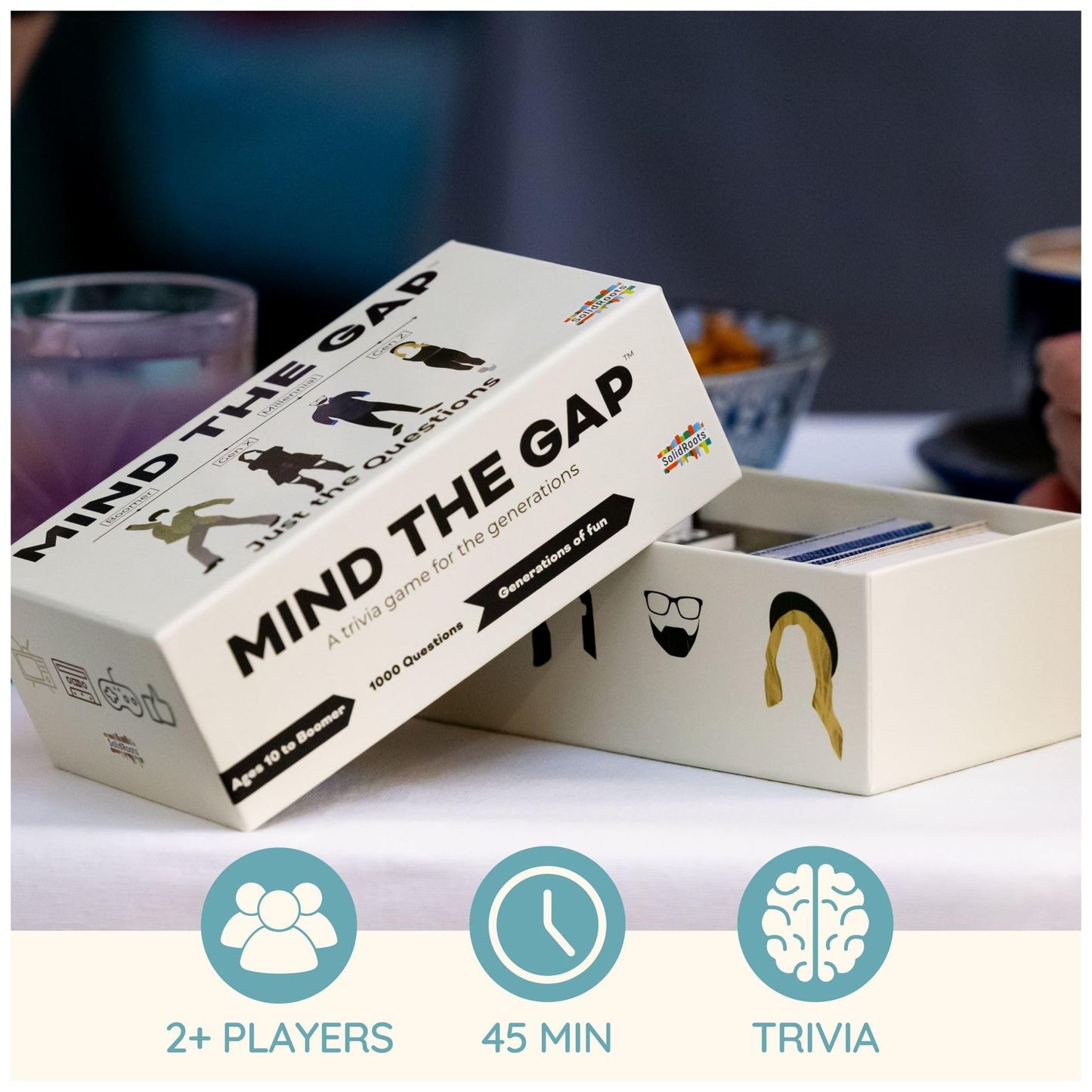 Mind The Gap: Just The Questions Expansion Pack — 1,000 New Questions + 50 Challenges | Spin Master Games
