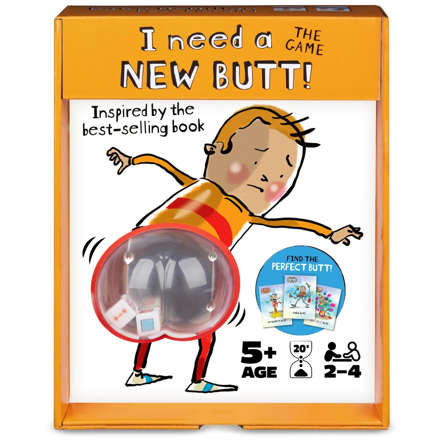 Spin Master Games - I Need a New Butt: Family Card Game for Ages 5+