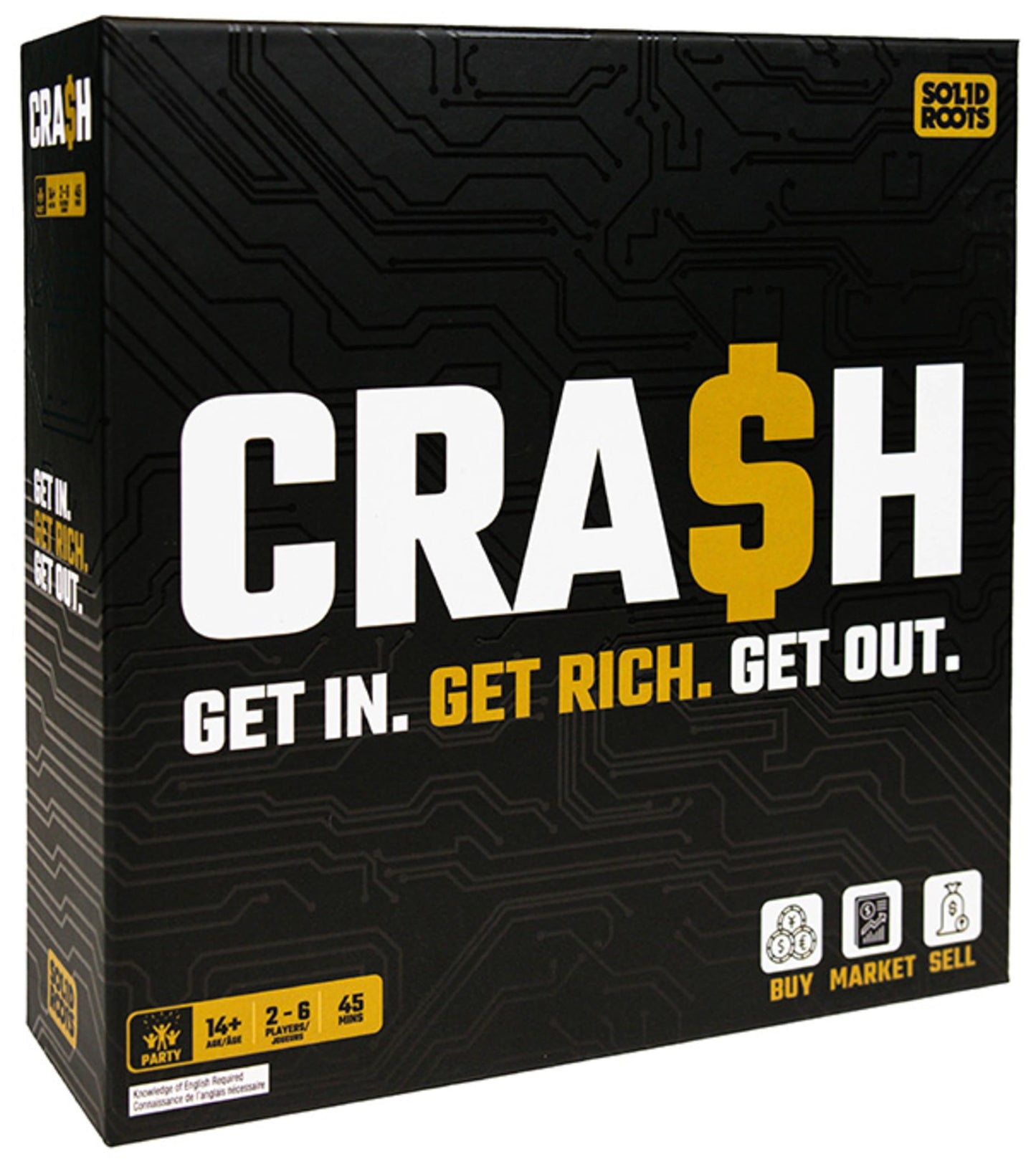 Spin Master Games SolidRoots Crash – Family Strategy Game for 2-6 Players (Ages 14+)