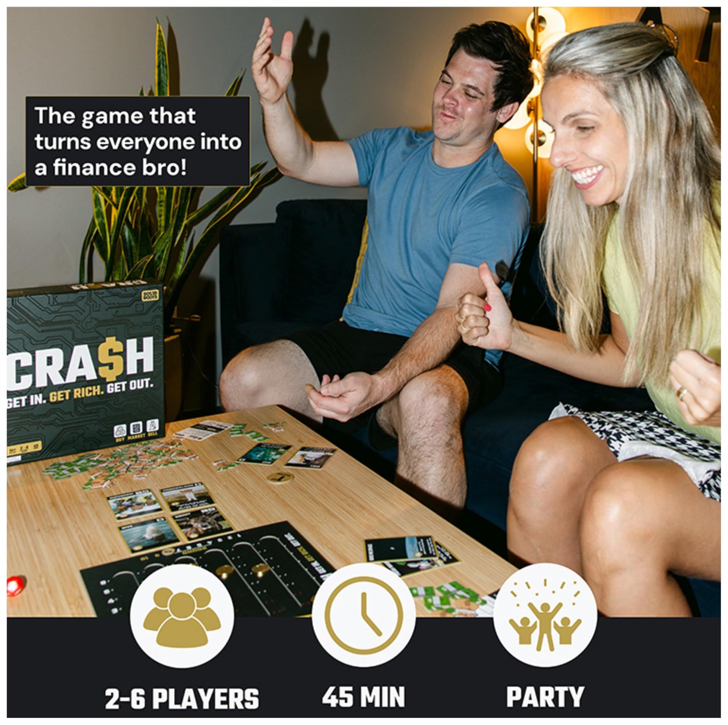 Spin Master Games SolidRoots Crash – Family Strategy Game for 2-6 Players (Ages 14+)