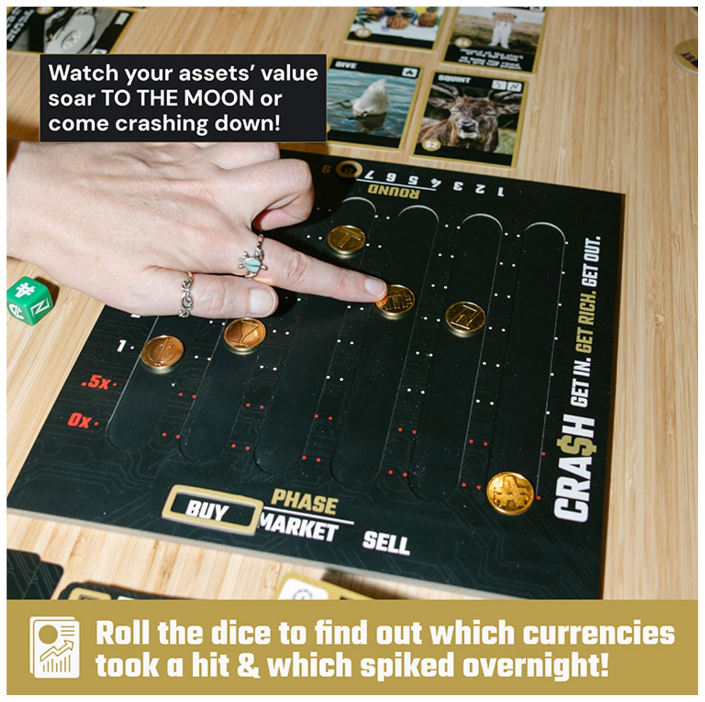Spin Master Games SolidRoots Crash – Family Strategy Game for 2-6 Players (Ages 14+)