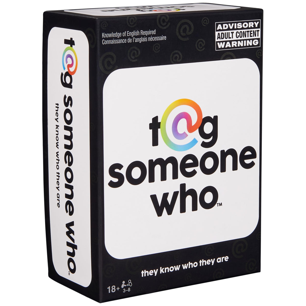 Spin Master Games Tag Someone Who – Viral Adult Card Game for Parties (3–8 Players, 17+)
