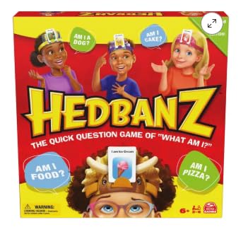 Spin Master HedBanz 3rd Edition — The Quick Question Game of What Am I?