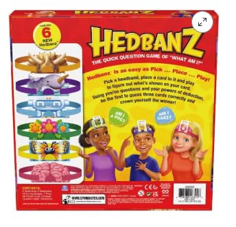 Spin Master HedBanz 3rd Edition — The Quick Question Game of What Am I?
