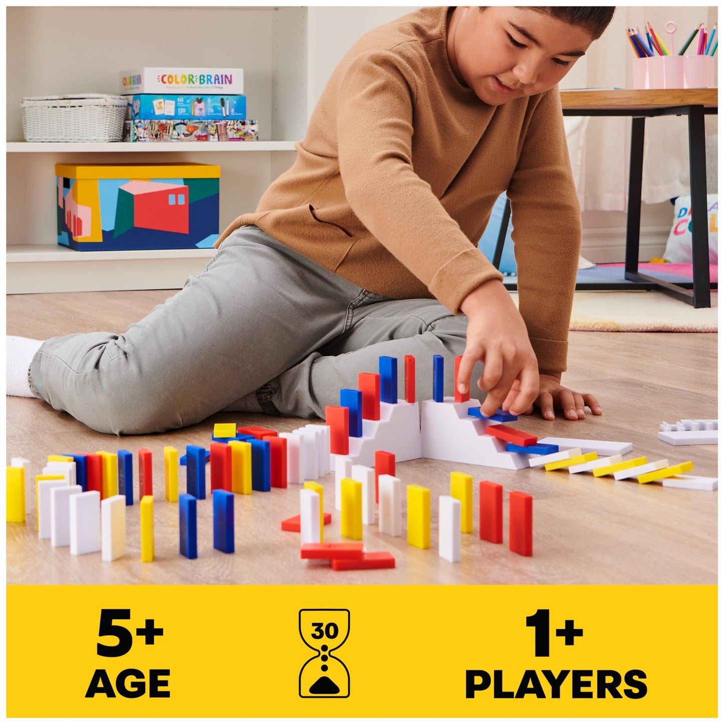 Spin Master Games Lily Hevesh H5 Domino Creations – 100-Piece Domino Set