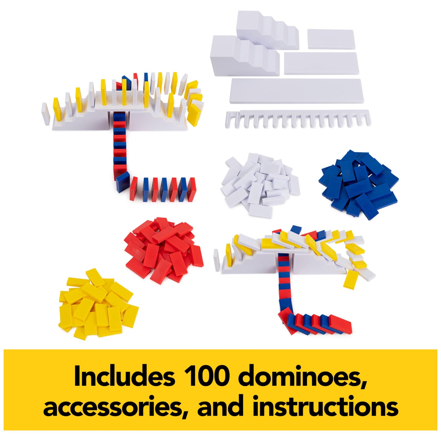 Spin Master Games Lily Hevesh H5 Domino Creations – 100-Piece Domino Set