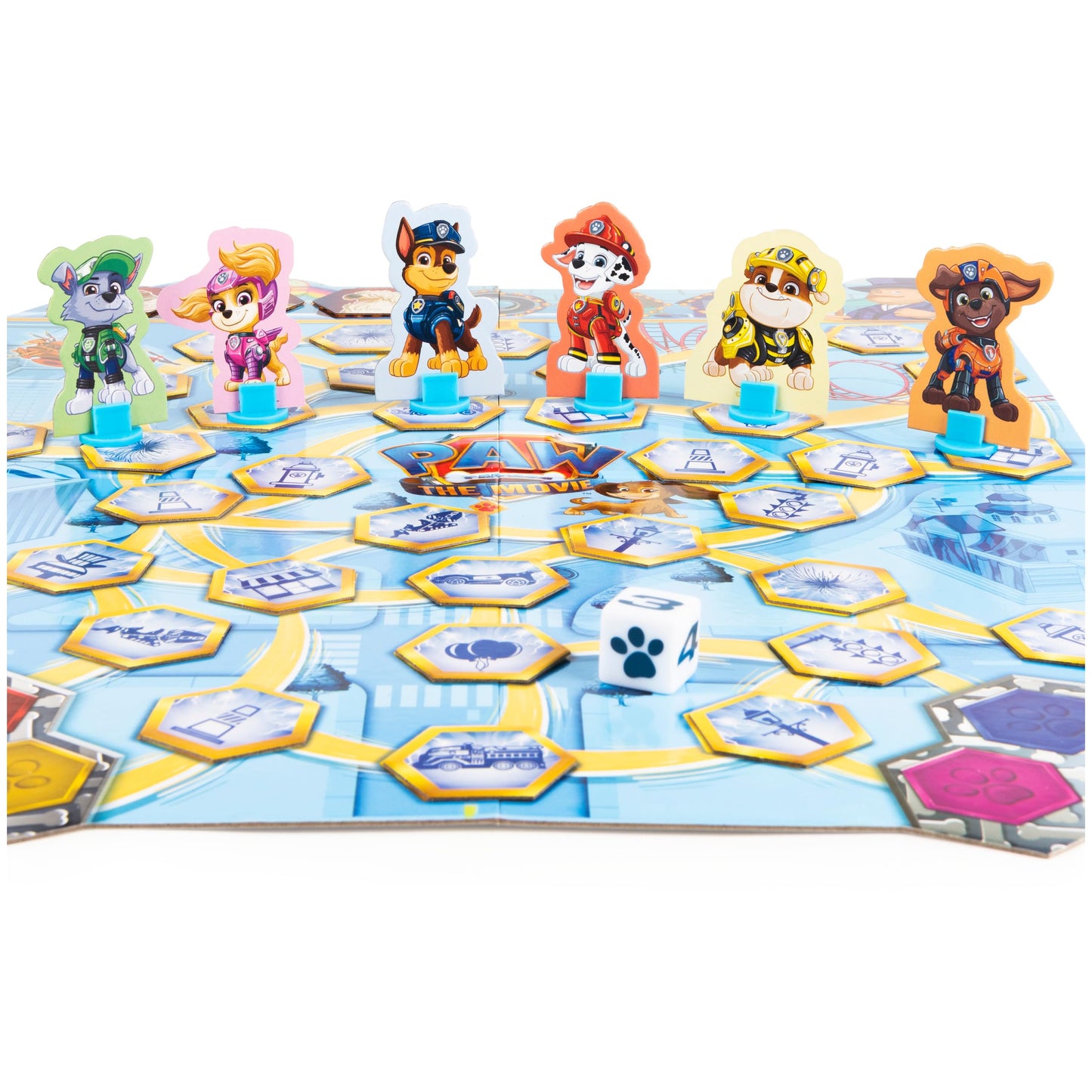 PAW Patrol: The Movie 4-Game Adventure City Pack – Memory Match, Lookout, Pop-Up, Dominoes | Spin Master Games