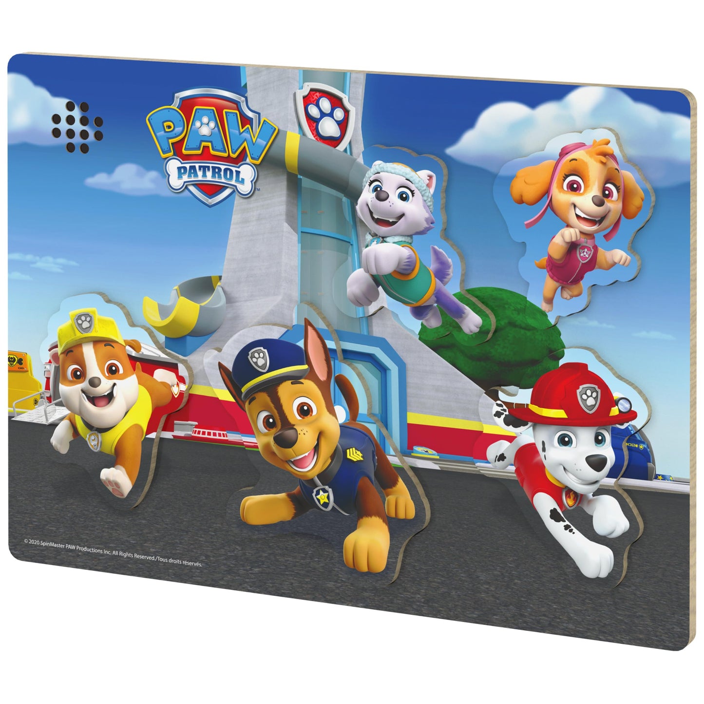 PAW Patrol Chunky Wood Sound Puzzle – Interactive Family Toy for Ages 3+ | Spin Master Games