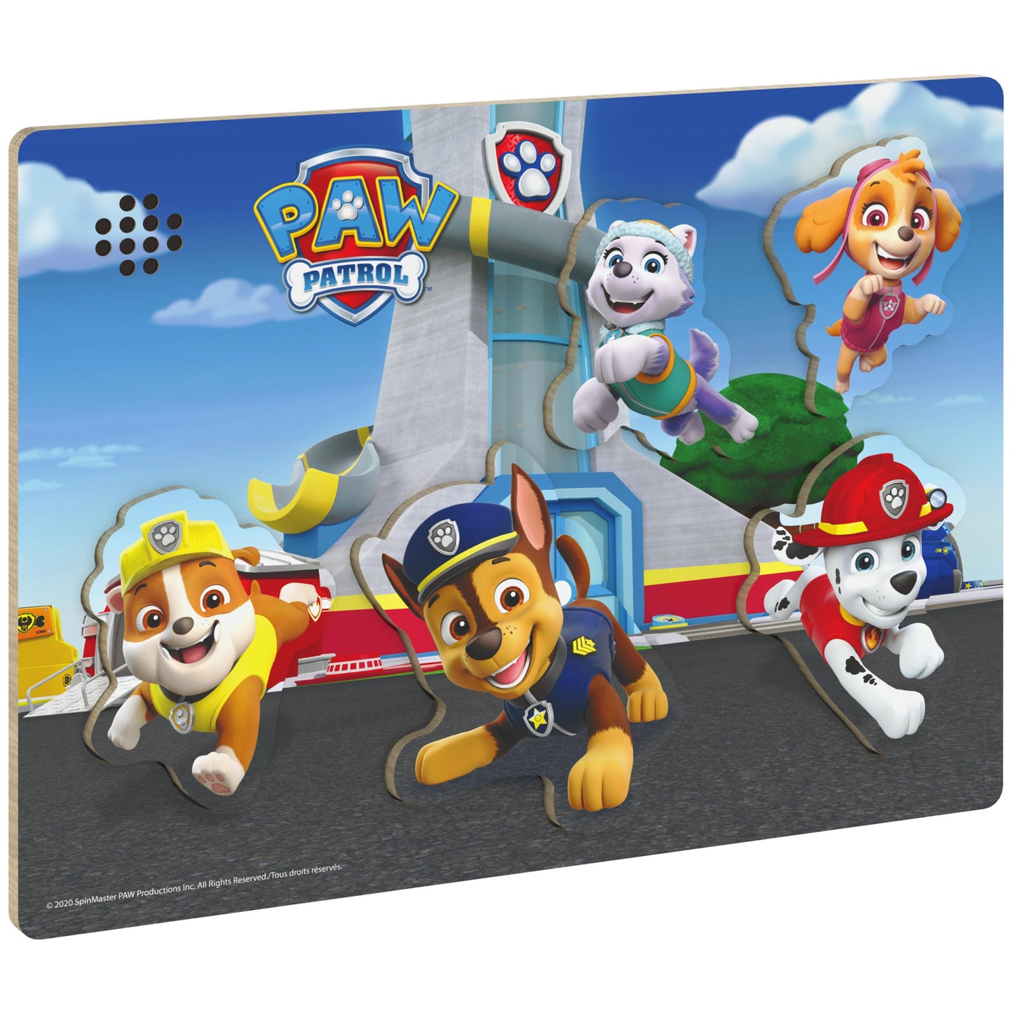 PAW Patrol Chunky Wood Sound Puzzle – Interactive Family Toy for Ages 3+ | Spin Master Games