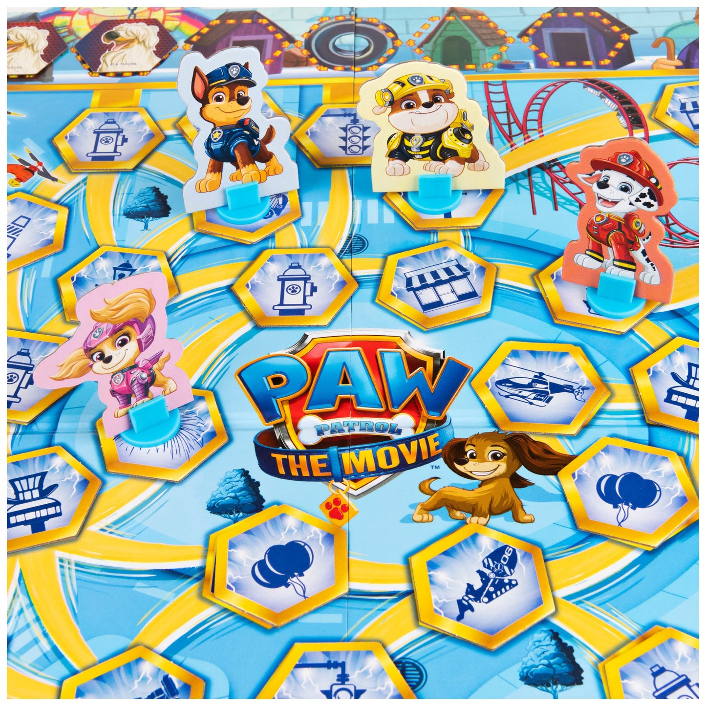 PAW Patrol: The Movie 4-Game Adventure City Pack – Memory Match, Lookout, Pop-Up, Dominoes | Spin Master Games