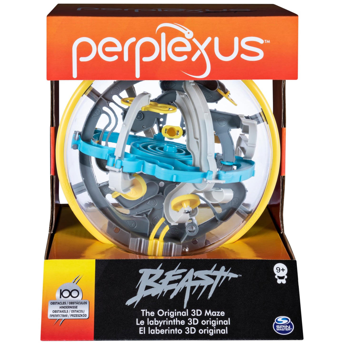 Perplexus Beast 3D Maze – Spin Master Games Brain Teaser & Fidget Toy (Ages 9+)