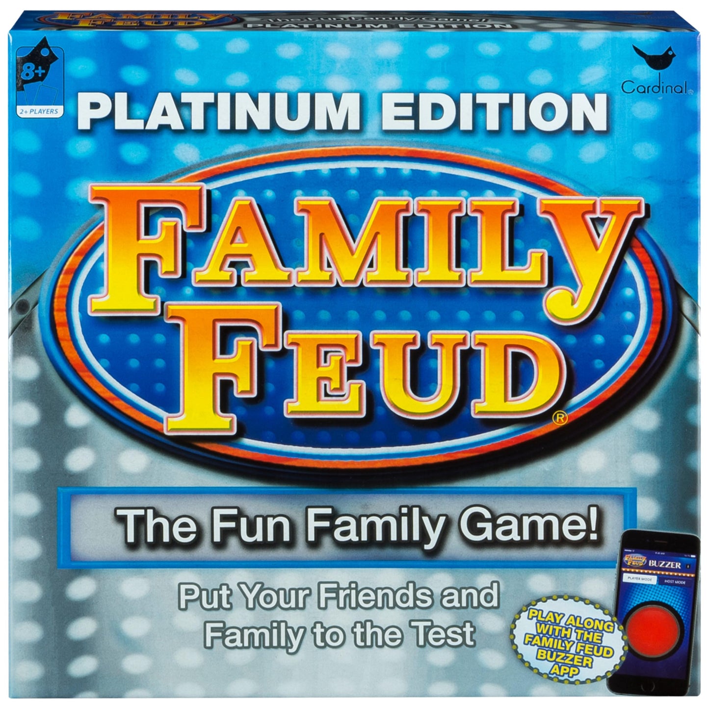 Spin Master Platinum Family Feud Signature Game – Brown A | Family Trivia Board Game