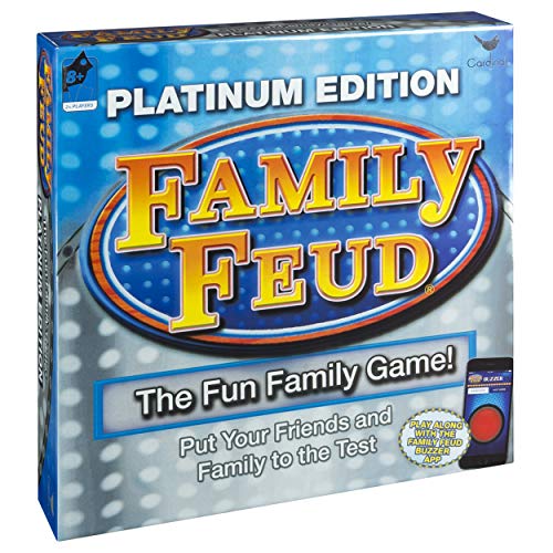 Spin Master Platinum Family Feud Signature Game – Brown A | Family Trivia Board Game