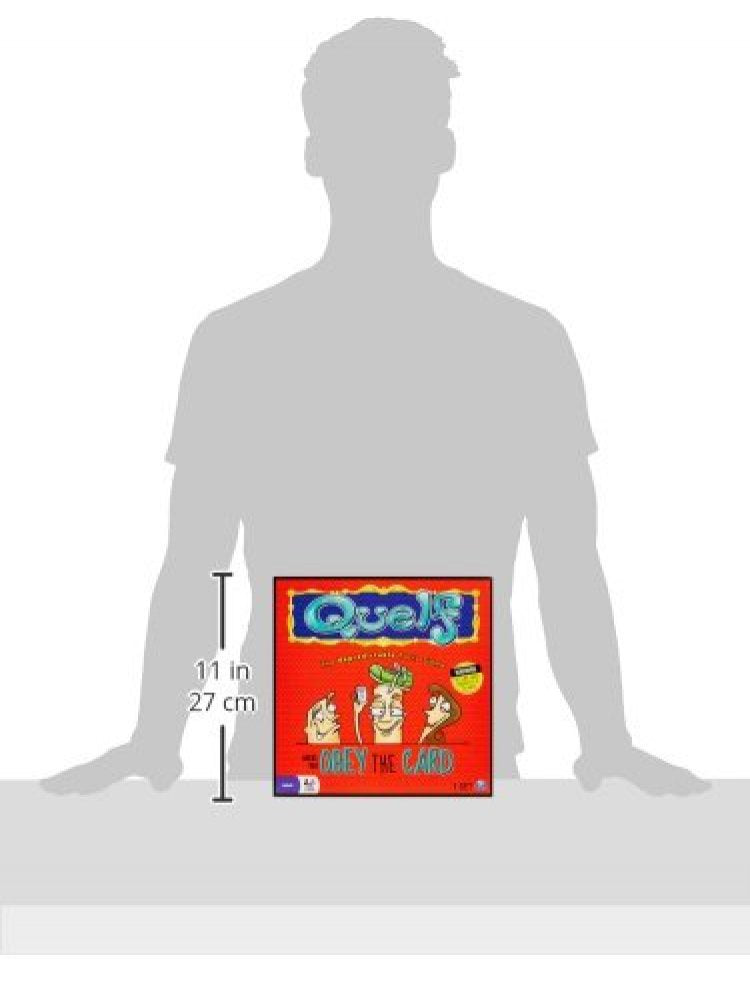Quelf Board Game by Spin Master | Hilarious Party Game for 3–8 Players