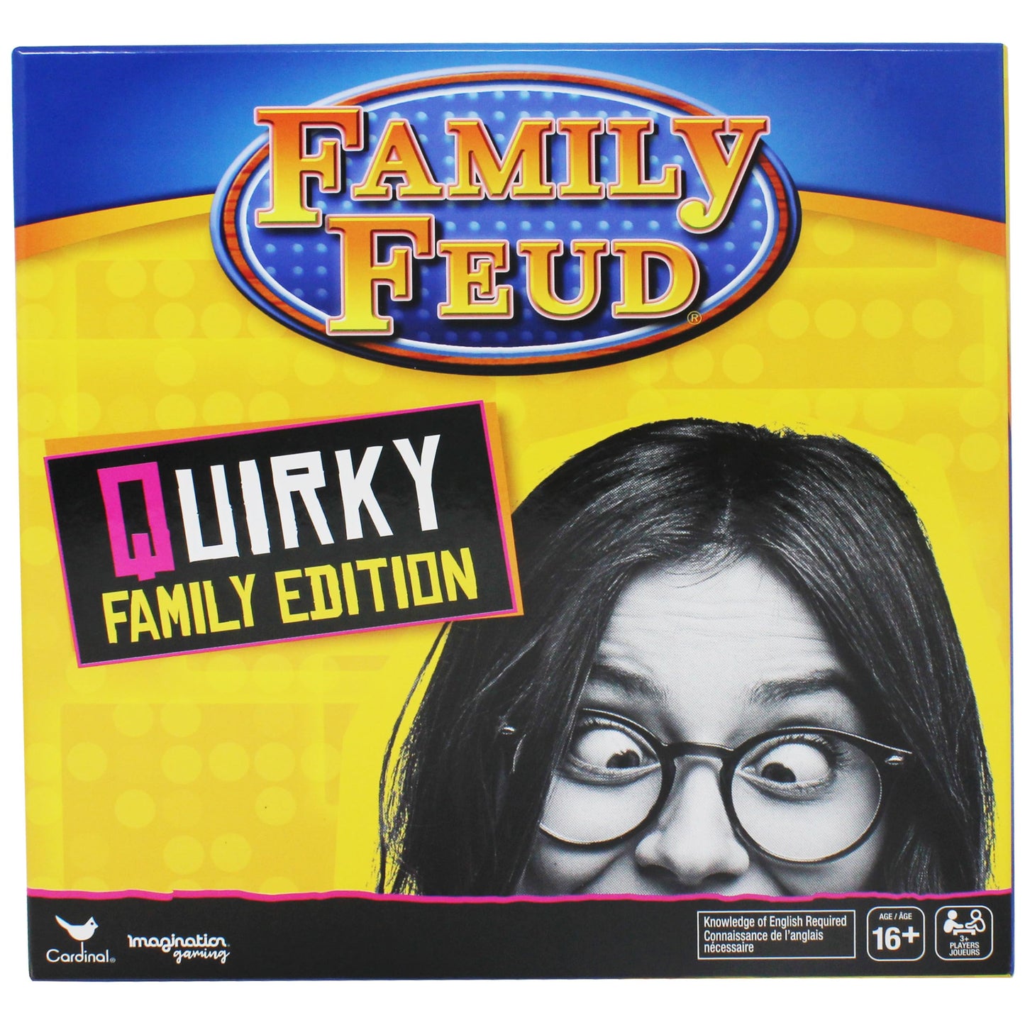 Spin Master Quirky Family Feud Board Game – Family Edition (Ages 16+)