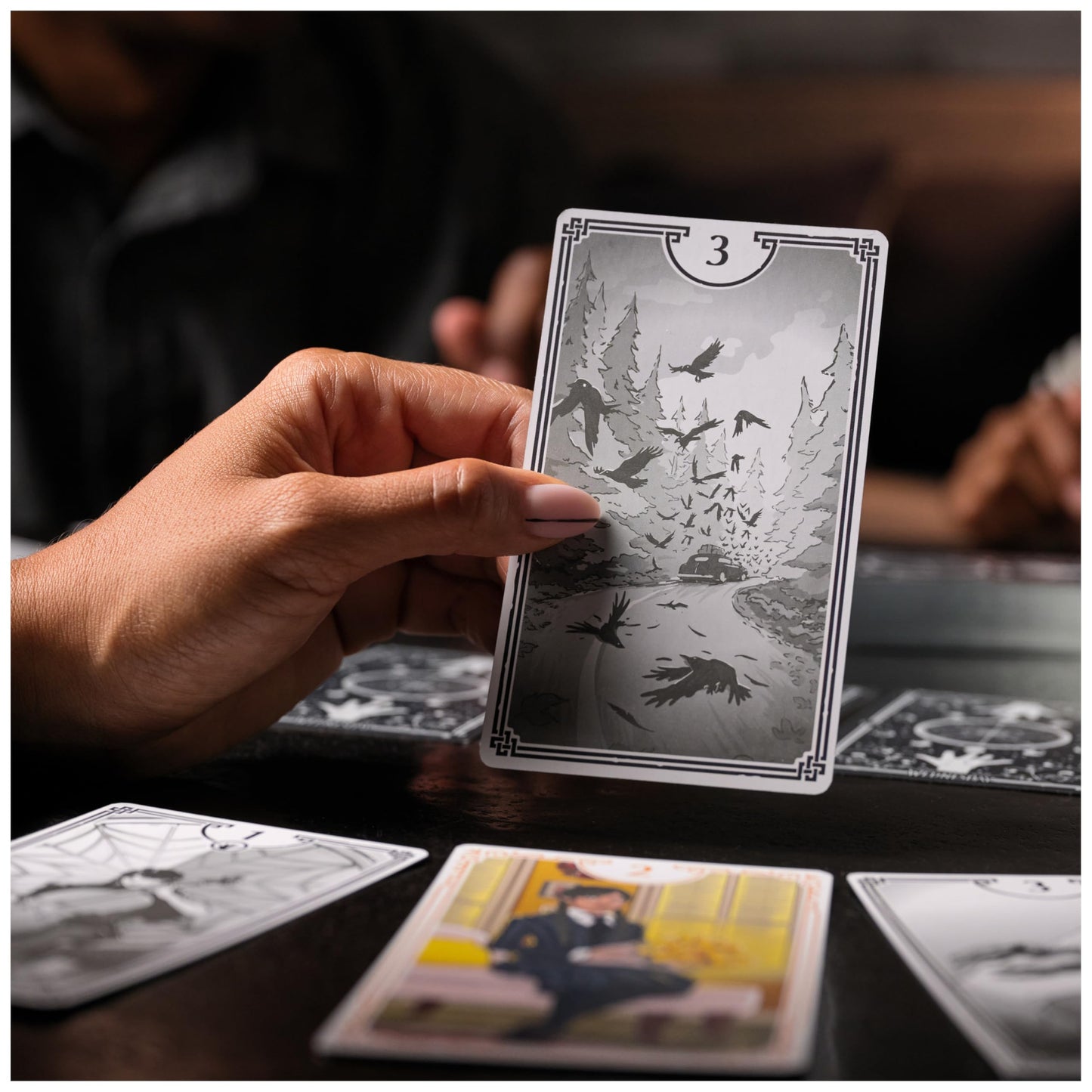 Spin Master Games Wednesday Card Game – Premium Foil Cards, 3–10 Players, Ages 10+