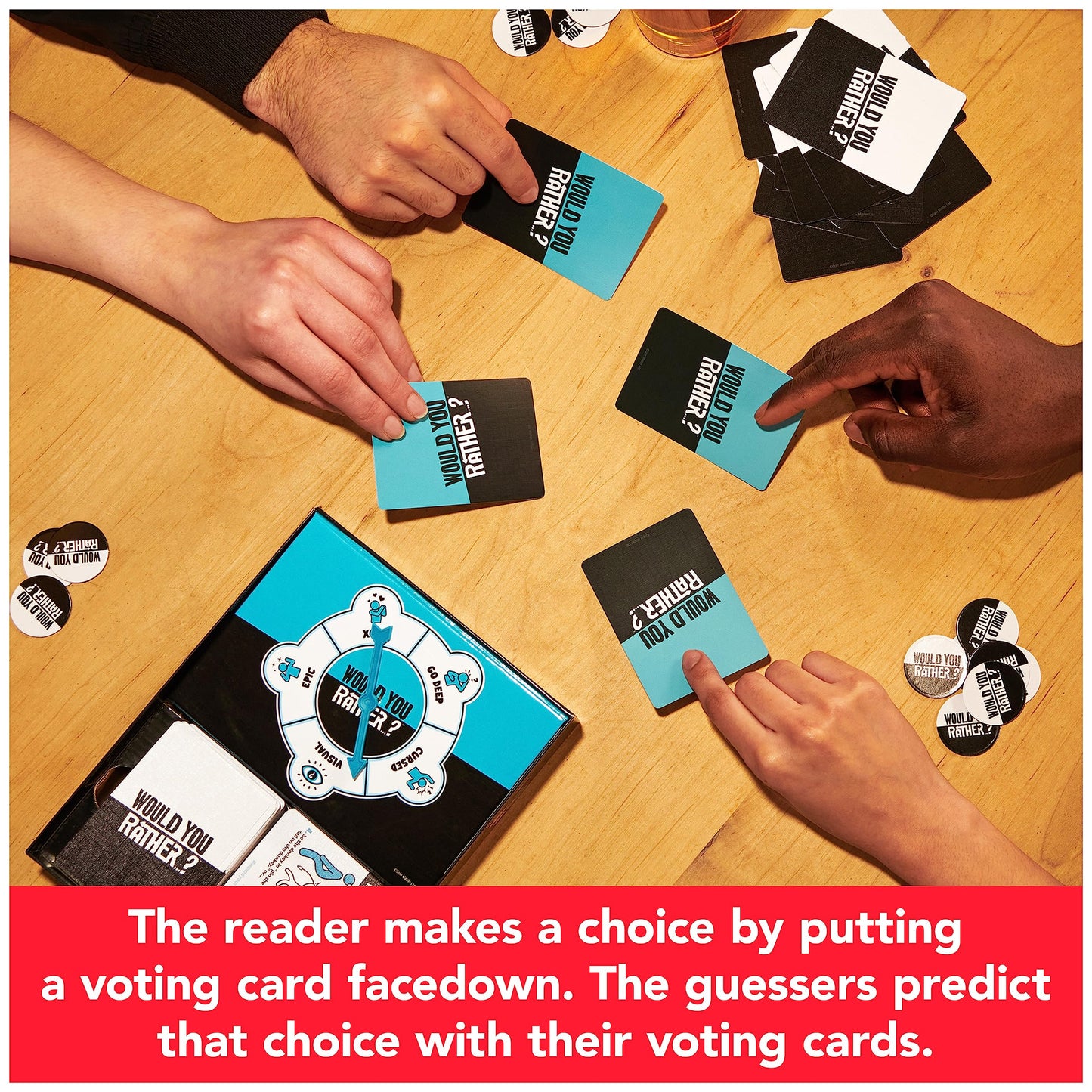 Would You Rather? Funny Party Card Game by Spin Master Games | 3-6 Players, Ages 14+
