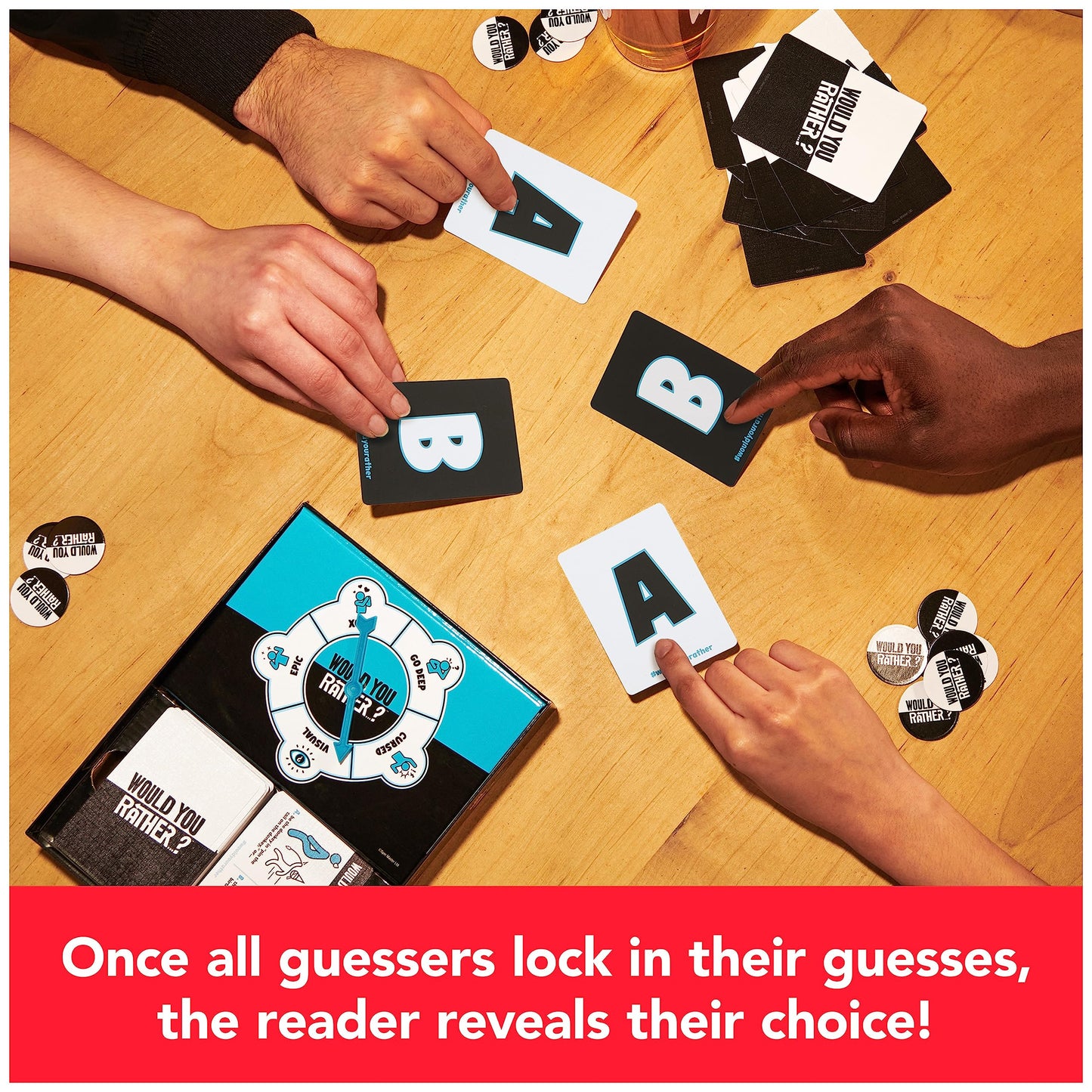 Would You Rather? Funny Party Card Game by Spin Master Games | 3-6 Players, Ages 14+