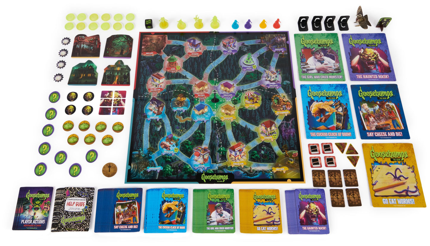 Goosebumps The Game by Spin Master Games – A Scary Fun Monster Board Game for Ages 8 and Up