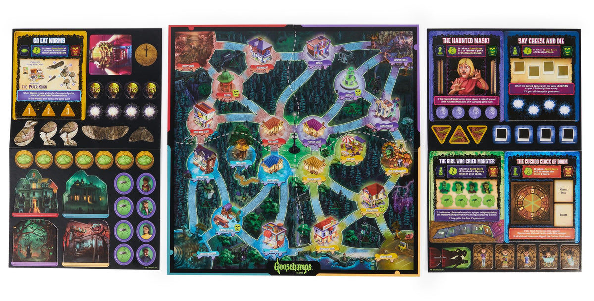 Goosebumps The Game by Spin Master Games – A Scary Fun Monster Board Game for Ages 8 and Up