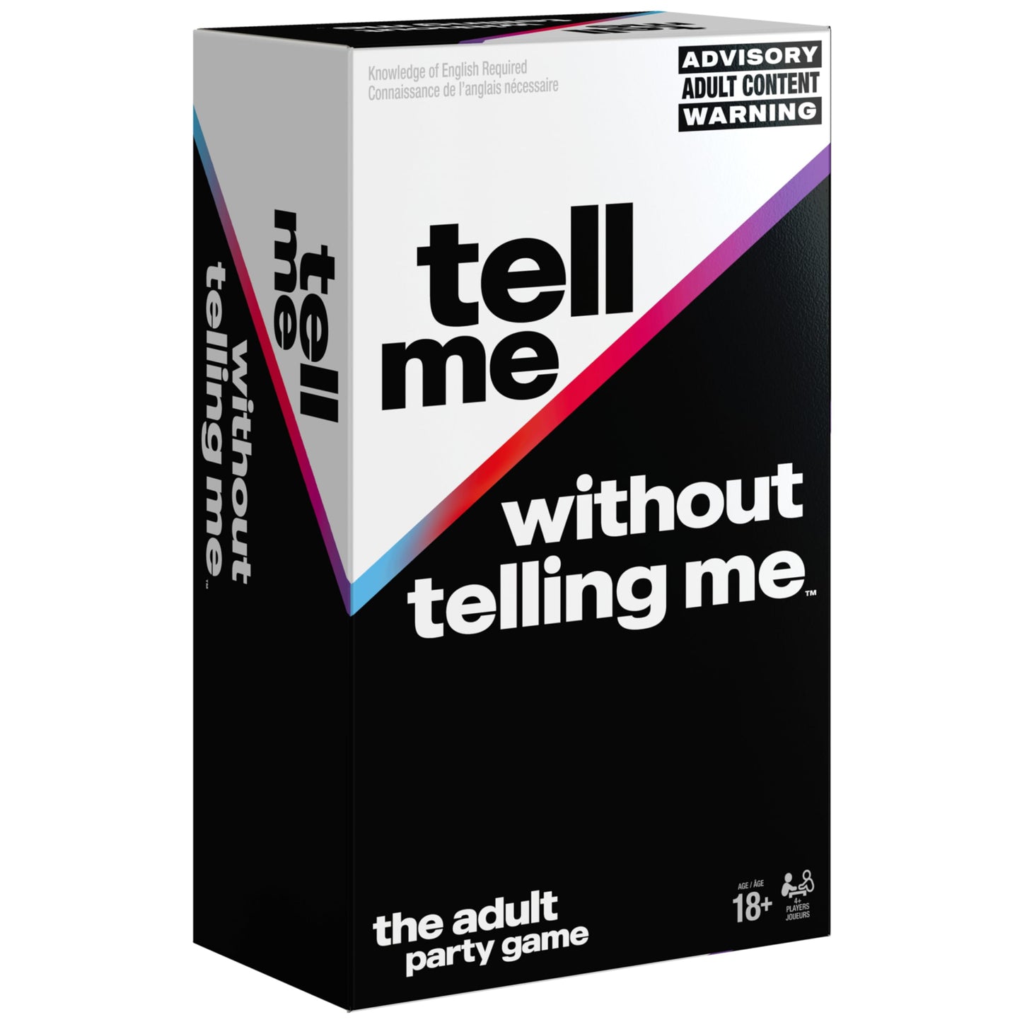 Spin Master Games Tell Me Without Telling Me - Viral Adult Party Card Game (2-10 Players, 18+)