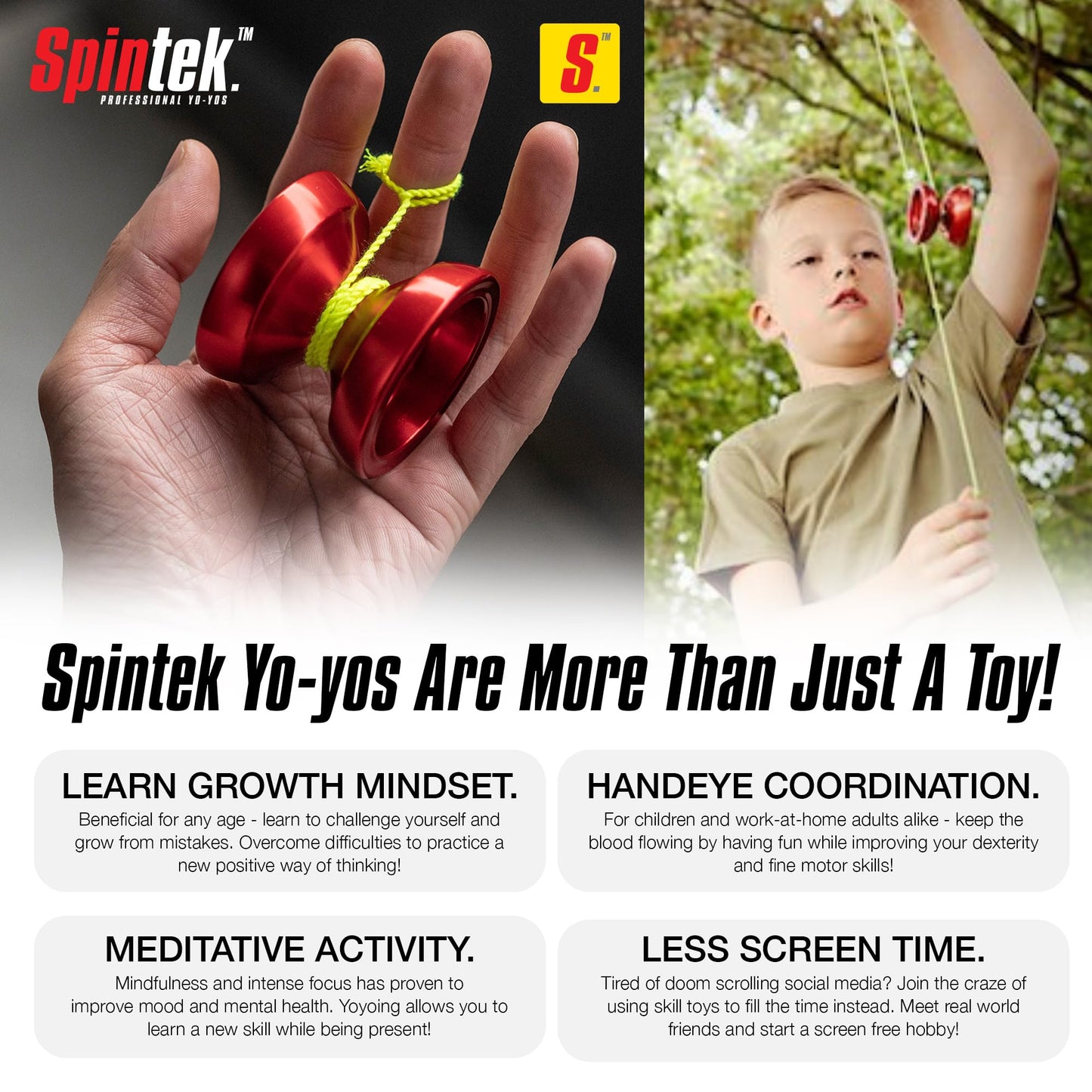 SPINTEK R1 PRO – High-End Professional YoYo for Beginners to Pros | Dual & Non-Responsive